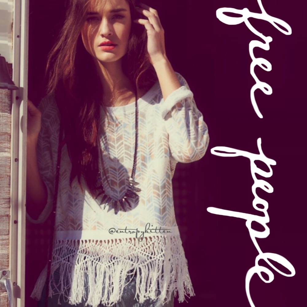 Free People Tassel Baha Top